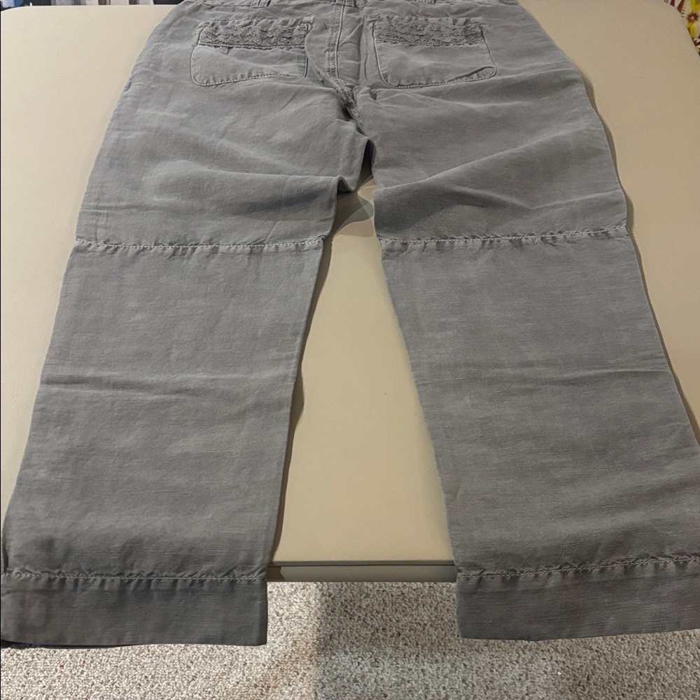 Sundance Charcoal Buttoned Trousers with Lace Accents NWT Size 6P - Picture 8 of 15